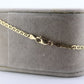 10k Mariner Link Bracelet. Dainty 10k Mens or Womens Anchor Bracelet. 1.4gram 7.25in length st(59)