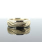 ARTCARVED 14k Gold Comfort Wedding Band. ARTCARVED JR Wood made Matte 14k Yellow Gold. Two tone 14k gold Comfort fit. st(165)