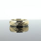 ARTCARVED 14k Gold Comfort Wedding Band. ARTCARVED JR Wood made Matte 14k Yellow Gold. Two tone 14k gold Comfort fit. st(165)