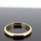 14k Band. 14k Yellow Gold thin half round band. Sz 6.5 2.5mm wide sz(74)