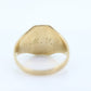 JR Wood Class 1928 BHS Ring. 10k Antique BHS Jr Wood and Sons Graduation Class High School Signet Ring. st(83)