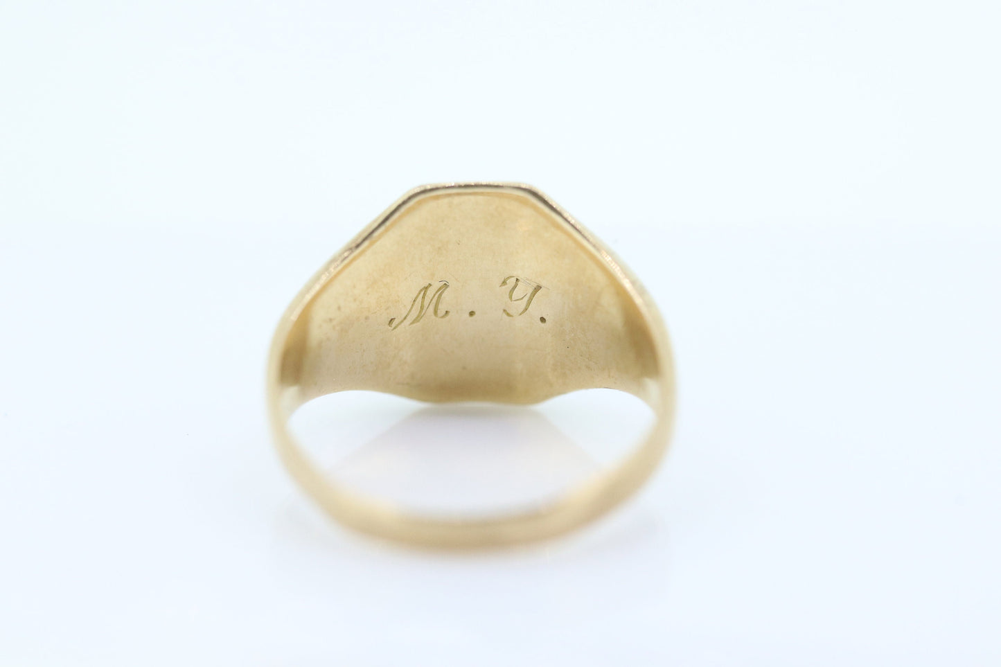 JR Wood Class 1928 BHS Ring. 10k Antique BHS Jr Wood and Sons Graduation Class High School Signet Ring. st(83)