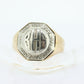 JR Wood Class 1928 BHS Ring. 10k Antique BHS Jr Wood and Sons Graduation Class High School Signet Ring. st(83)