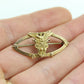 1919 US Navy Academy Pin. 14k Yellow Gold US NAVY Academy brooch. Bailey Banks Biddle Pin. st(130)