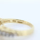 10k Blue Sapphire diamond solitaire ring. 10k Large oval Sapphire ring. Nissko Sapphire diamond ring. st(86)