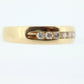 14k Channel Diamond Wedding eternity Band. Unisex Diamond channel eternity ring 0.50 ctw. Comfort fit.