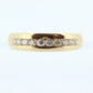 14k Channel Diamond Wedding eternity Band. Unisex Diamond channel eternity ring 0.50 ctw. Comfort fit.