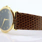 Vintage GUCCI 3400 FM Quartz Leather Watch Timepiece. Ladies Mens 18k Gold Plated Gucci watch st(130)