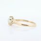10k Victorian MOONSTONE cabochon Claw set ring. Antique sphere Moonstone ring ring. st(46)