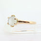 10k Victorian MOONSTONE cabochon Claw set ring. Antique sphere Moonstone ring ring. st(46)