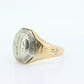 JR Wood Class 1928 BHS Ring. 10k Antique BHS Jr Wood and Sons Graduation Class High School Signet Ring. st(83)