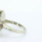 Antique 14k Gold Art Deco Kunzite ring. Robin Bladen & Robins RBR Pearl seed enamel flower filigree ring. st(248)