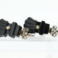 Antique Victorian Onyx and Pearl Seed Earrings. Victorian 1800s Mourning Dangle Earrings. st(50)