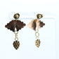 Black Hills Gold Dangle earrings. Black Hills Vine Leaves Dangle earrings st(30)