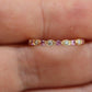 DAUSSI 18k Anniversary Ruby Diamond Ring. Henri Daussi 18k gold ring with round Ruby and diamond accents eternity band. st(253)