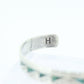 Navajo Sterling Silver Turquoise Bracelet. 925 Silver Native American Zuni Turquoise cuff bangle bracelet. st(14)