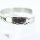 Navajo Sterling Silver Turquoise Bracelet. 925 Silver Native American Zuni Turquoise cuff bangle bracelet. st(14)