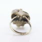 Zuni Navajo Sterling Silver ring. MOP Mother of Pearl Bezel set Ring.  St(10)