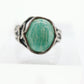 Zuni Navajo Sterling Silver ring. Amazonite wrap wire Ring.  St(10)