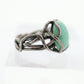 Zuni Navajo Sterling Silver ring. Amazonite wrap wire Ring.  St(10)