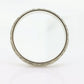 JR Wood and Sons 18K Band. 18k White Gold Embossed Flower Blossom Antique 1920s engraved 18K ring.
