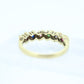 Multi-Color Gem Ring. 10k Eternity Band. Ruby Sapphire Topaz Emerald Amethyst