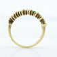 Multi-Color Gem Ring. 10k Eternity Band. Ruby Sapphire Topaz Emerald Amethyst