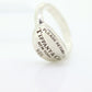 Tiffany & Co Ring. Please Return to Tiffany Sterling Silver 925 Ring. TAG Signet ring New York st(40/25)