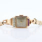 14k Tiffany & Co x Movado Womens Cocktail Watch. 14k Rose gold Manual Windup. 1950s Tiffany Movado Ruby Diamond Watch. st(360)
