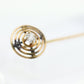 14k diamond filigree Victorian Lingerie bar brooch or stick pin