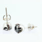 Black Diamond stud earrings. 14k Stud posts with 1.67ctw Diamonds. Jet Black. stock 160/11