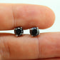 Black Diamond stud earrings. 14k Stud posts with 1.67ctw Diamonds. Jet Black. stock 160/11