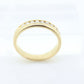 14k Channel Diamond Wedding eternity Band. Unisex Diamond channel eternity ring 0.50 ctw. Comfort fit.