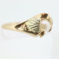 Black Hills Gold Ring with a Pearl. 10k Multi-Tone Black Hills Gold Pearl Ring. st(84)