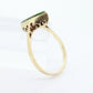 10k Green Agate Marquise Jade Jadeite ring. 10k Bezel Set marquise cabochon green jadeite ring. st(73)