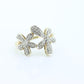 10k Flower Blossom Diamond Set Cocktail ring. Daisy Ring 10k Gold. Flower Ring. Daisy ring. st(51/74)