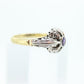 Art Deco Amethyst Ring. 18k White Gold Filigree Design. Engagement Ring from Art Deco 1920 Era. Statement band. February Stone