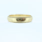 BLISS bros 14k Milgrain Wide BLISS Band. 14k Yellow Gold BLISS milgrain tracks ring. Sz 5.75 4mm wide. st(119)