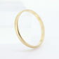 14k Band. 14k Yellow Gold thin round band. Sz 7 2mm wide st(44)