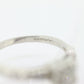 Art Deco PLATINUM Diamond Solitaire Ring. Platinum 1/2ct diamond Square setting Solitaire engagement Ring st(472)