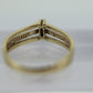 10k Diamond trio ring. 3 stone Diamond Ring. Stacking ring. Journey ring st(75/90)