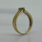 10k Diamond trio ring. 3 stone Diamond Ring. Stacking ring. Journey ring st(75/90)