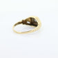 Art Deco Diamond Solitaire Ring. 14k Gold Old European Cut diamond  floral Ring st(112)