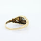 Art Deco Diamond Solitaire Ring. 14k Gold Old European Cut diamond  floral Ring st(112)