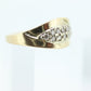 14k Diamond Pave Encrusted Band. Women or Men Diamond Dome Bombe Cluster band st140