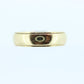 ARTCARVED JR Wood and Sons 14k Gold wide wedding band Ring Sz 4.75