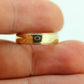 ARTCARVED JR Wood and Sons 14k Gold wide wedding band Ring Sz 4.75