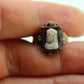 Victorian Cameo carved shell 10k signet ring. Antique 10k Rose gold Signet ring (st57)