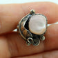 Zuni Navajo Sterling Silver ring. MOP Mother of Pearl Bezel set Ring.  St(10)
