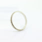 JR Wood and Sons 18K Band. 18k White Gold Embossed Flower Blossom Antique 1920s engraved 18K ring.